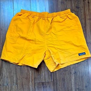 Patagonia Mango (Bright Orange) mens 5” baggies